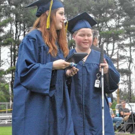 Calle Walton on her graduation day.